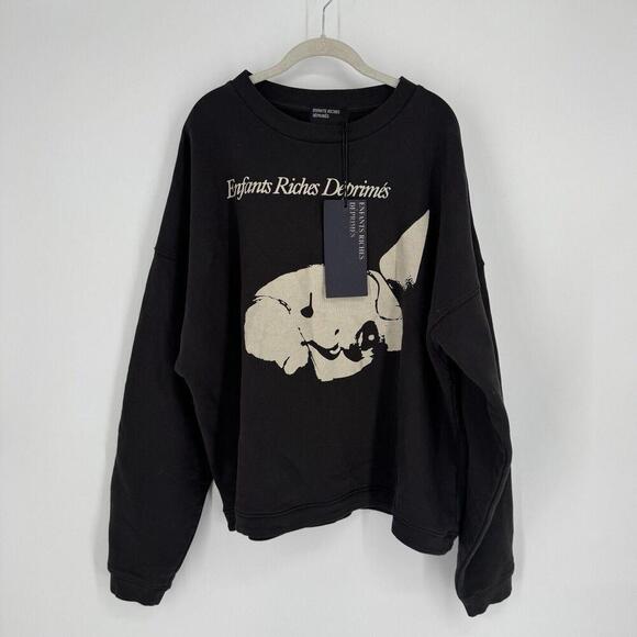 Enfants Riches Deprimes sweatshirt womens XL gray sleep sound pullover designer - Picture 1 of 9